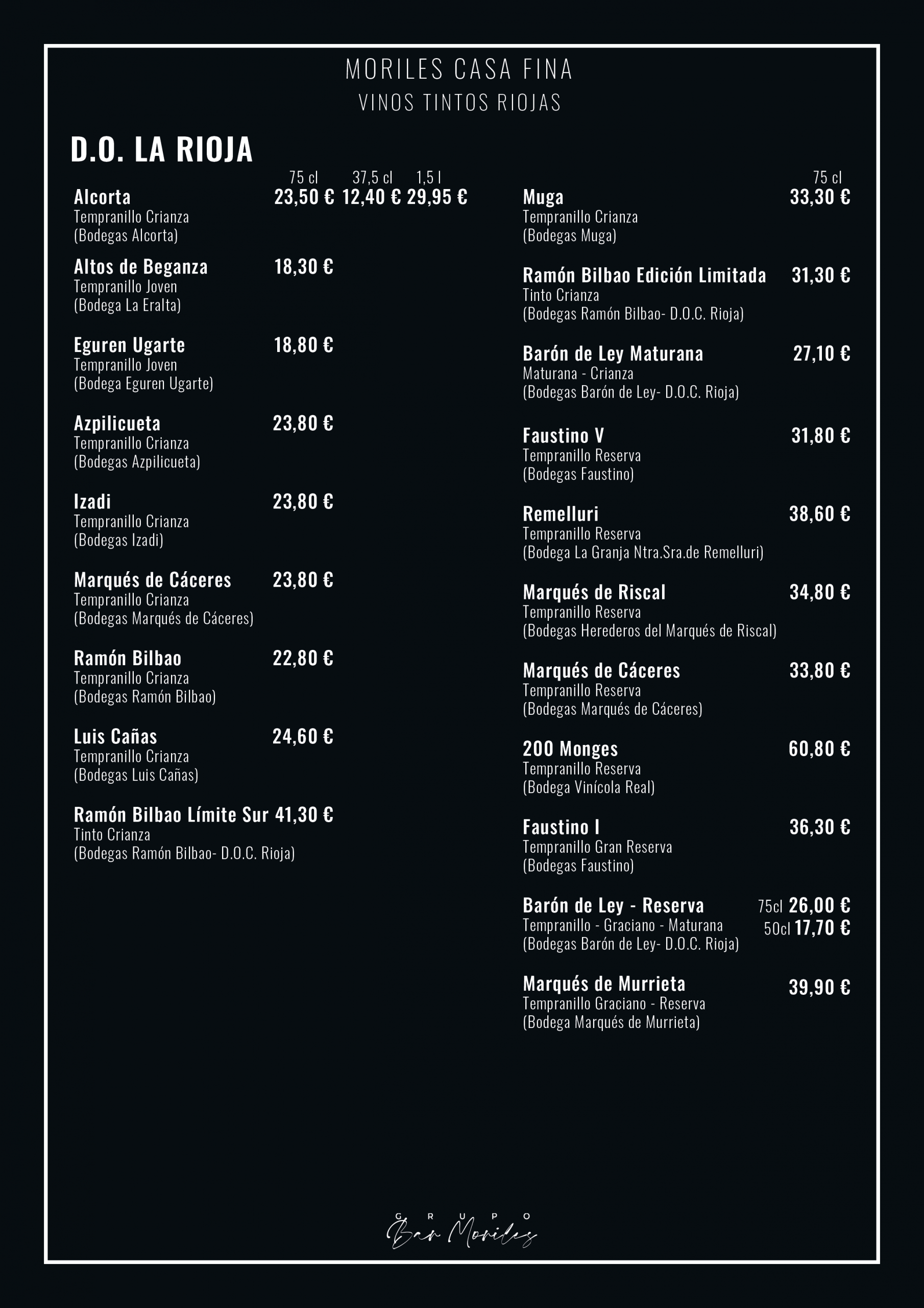 MCF-017 (Vinos Tintos Rioja)