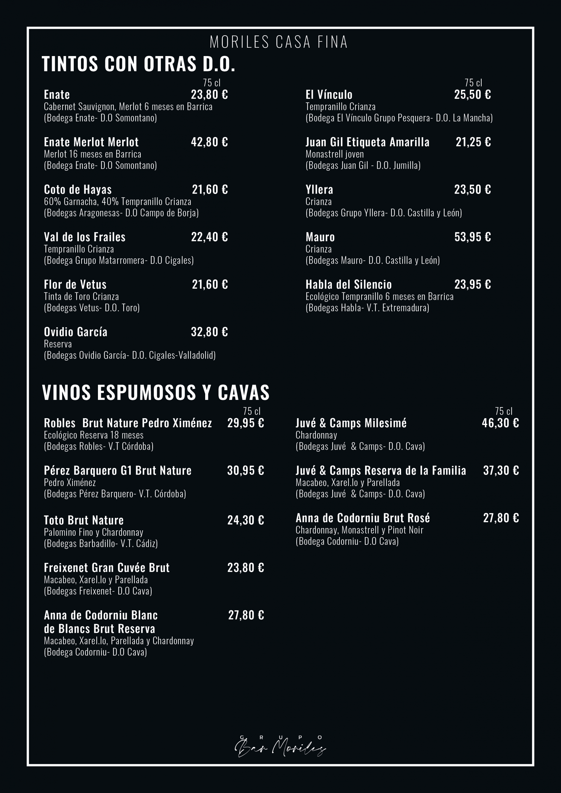 MCF-019 (Vinos Otras D.O. y Espumosos)