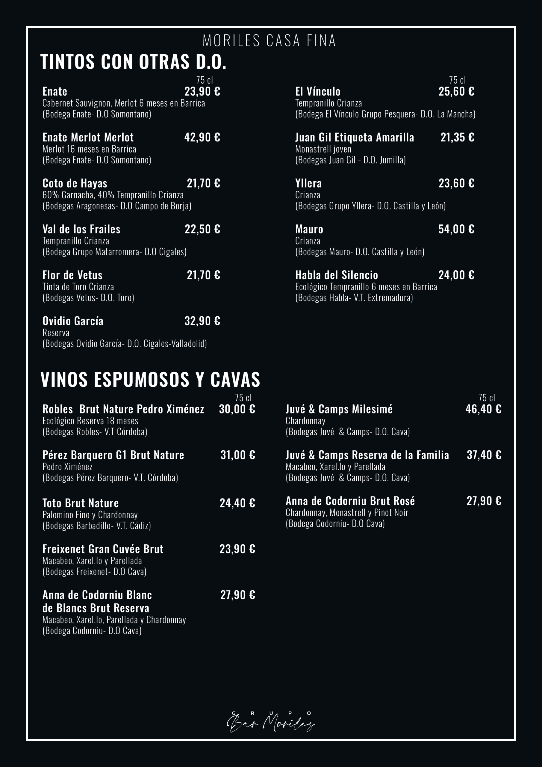 MCF-019 (Vinos Otras D.O. y Espumosos)